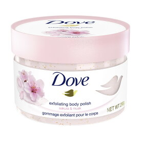 ユニリーバ Dove ダヴ クリーミー スクラブ サクラ&ムスク 298g　本体（4902111776552）※パッケージ変更の場合あり